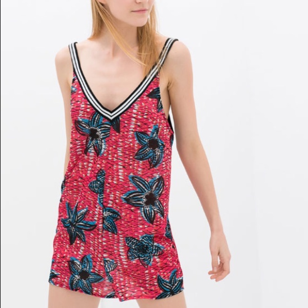 5 for $30 SALE‼️Zara Print Romper